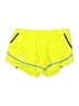 Under Armour 100% Polyester Color Block Yellow Athletic Shorts Size L - photo 1