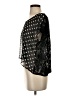 Soprano 100% Polyester Black Short Sleeve Blouse Size S - photo 5