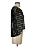 Soprano 100% Polyester Black Short Sleeve Blouse Size S - photo 4