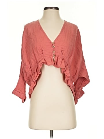 Free People 3/4 Sleeve Blouse (view 1)