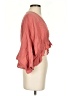 Free People Pink 3/4 Sleeve Blouse Size XS - photo 4