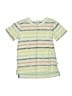 Flapdoodles Stripes Green Short Sleeve Top Size S (kids) - photo 1