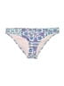 Nanette Lepore 100% Polyester Paisley Blue Swimsuit Bottoms Size 8 - photo 1