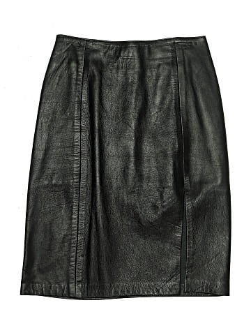 Barneys New York Leather Skirt (view 1)