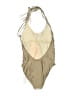 PilyQ Color Block Tan Swimsuit Top Size S - photo 2