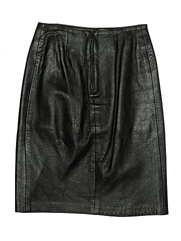 Barneys New York Leather Skirt (view 2)