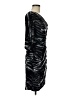 En Focus Studio Graphic Black Cocktail Dress Size 8 - photo 4