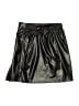 Shein 100% Polyester Metallic Silver Black Skirt Size 10 - photo 2