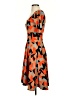 Lularoe Argyle Orange Cocktail Dress Size XS - photo 5