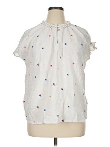 Caslon Short Sleeve Blouse (view 1)