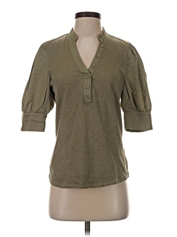 Habitual 3/4 Sleeve Button-Down Shirt (view 1)
