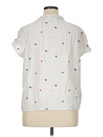 Caslon Short Sleeve Blouse (view 2)