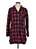 Dex Plaid Red Long Sleeve Button-Down Shirt Size L - photo 1