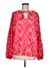 Unbranded 100% Polyester Pink Long Sleeve Blouse Size M - photo 1