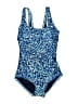Lands' End Stars Blue One Piece Swimsuit Size 4 (petite) - photo 1