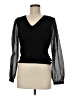 Talbots Black Long Sleeve Blouse Size M - photo 1