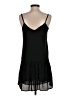 Alya 100% Polyester Solid Black Casual Dress Size XS - photo 2
