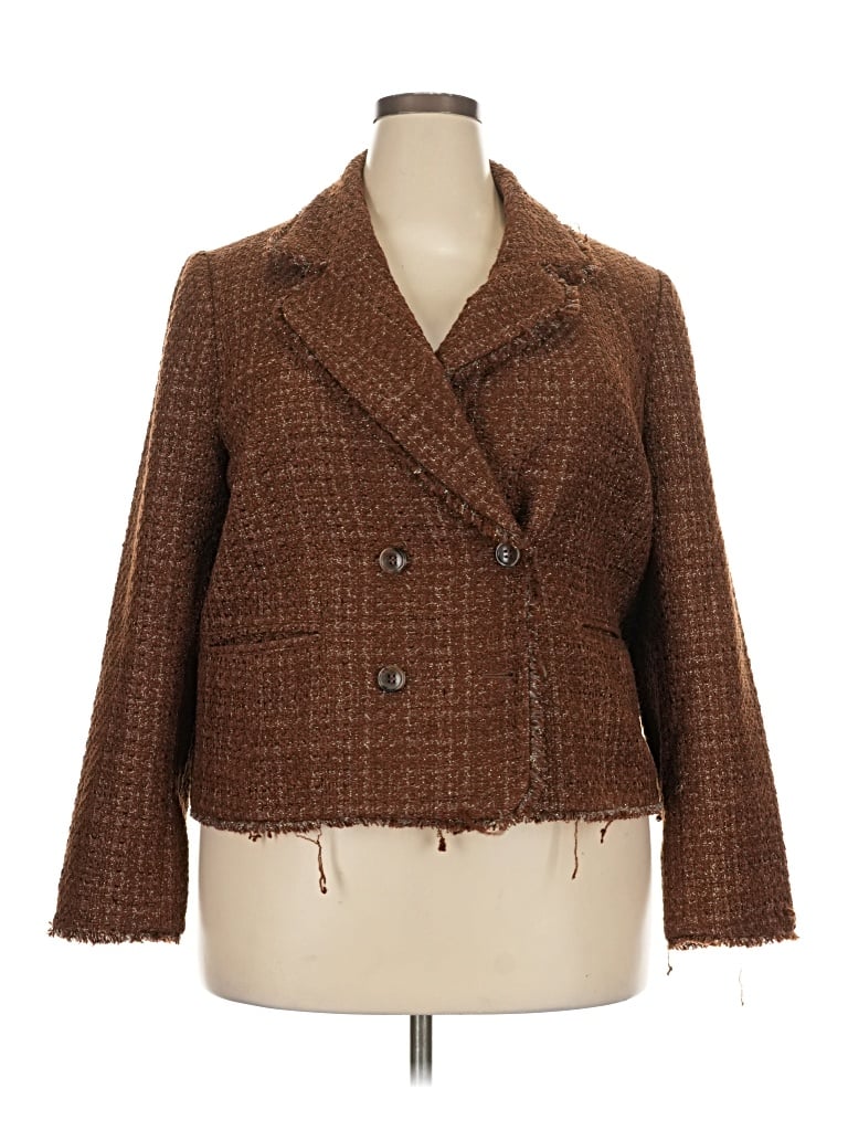 Pre-owned Talbots Coat In Brown