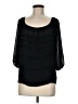 Studio M Black 3/4 Sleeve Blouse Size M - photo 1