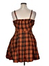 Hot Topic Plaid Orange Casual Dress Size XL - photo 2