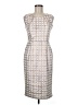 Enfocus 100% Polyester Tweed Gray Cocktail Dress Size 6 - photo 1