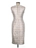 Enfocus 100% Polyester Tweed Gray Cocktail Dress Size 6 - photo 2