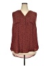 Torrid 100% Polyester Burgundy Sleeveless Blouse Size 2X Plus (2) - photo 1