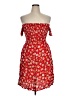 Just Found 100% Rayon Red Cocktail Dress Size 1X - photo 1
