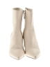 J.Crew 100% Leather Ivory Ankle Boots Size 7 1/2 - photo 2