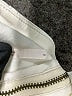 Free People Solid Ivory White Denim Skirt Size 2 - photo 5