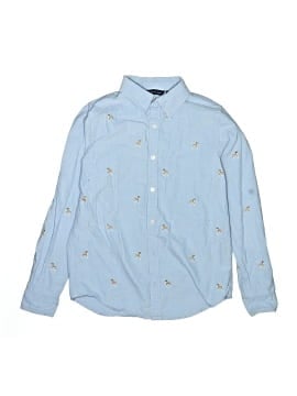 Janie And Jack Long Sleeve Button Down Shirt