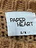 Paper Heart Brown Pullover Sweater Size S - photo 7