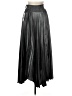 Elie Tahari 100% Polyester Metallic Silver Formal Skirt Size M - photo 1