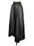 Elie Tahari 100% Polyester Metallic Silver Formal Skirt Size M - photo 2