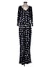 NY Collection Polka Dots Black Jumpsuit Size XL - photo 1