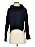 Aqua 100% Acrylic Color Block Blue Pullover Sweater Size S - photo 1