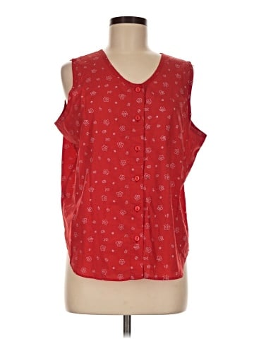 Basic Editions Sleeveless Blouse (view 1)