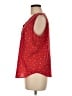 Basic Editions Red Sleeveless Blouse Size M (estimated) - photo 5