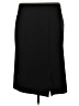Vince Camuto Solid Black Formal Skirt Size L - photo 2