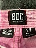 BDG 100% Cotton Pink Denim Shorts Size 24 waist - photo 3