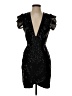 Haney 100% Polyester Black Cocktail Dress Size 4 - photo 1