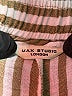 Max Studio 100% Polyester Stripes Gold Shorts Size M (estimated) - photo 3