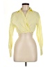 Zara Yellow 3/4 Sleeve Blouse Size M - photo 1