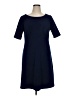 Connected Apparel Solid Blue Casual Dress Size 16 - photo 1