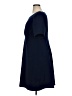 Connected Apparel Solid Blue Casual Dress Size 16 - photo 5
