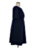 Connected Apparel Solid Blue Casual Dress Size 16 - photo 4