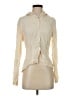 Assorted Brands 100% Silk Ivory Long Sleeve Silk Top Size P (petite) - photo 1