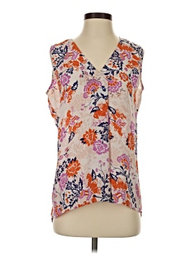 Rose + Olive Sleeveless Blouse (view 1)