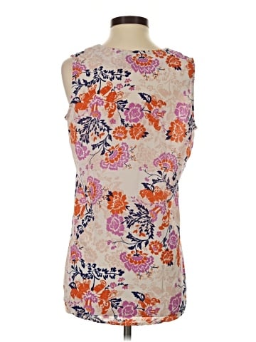Rose + Olive Sleeveless Blouse (view 2)