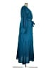 ELOQUII 100% Polyester Teal Casual Dress Size 22 Plus - photo 4